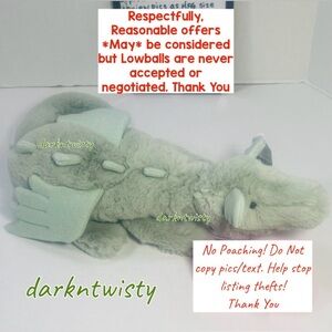 BNWT RETIRED FIRST EDITION JELLYCAT SAGE DRAGON LARGE/MEDIUM 20”-27” approx